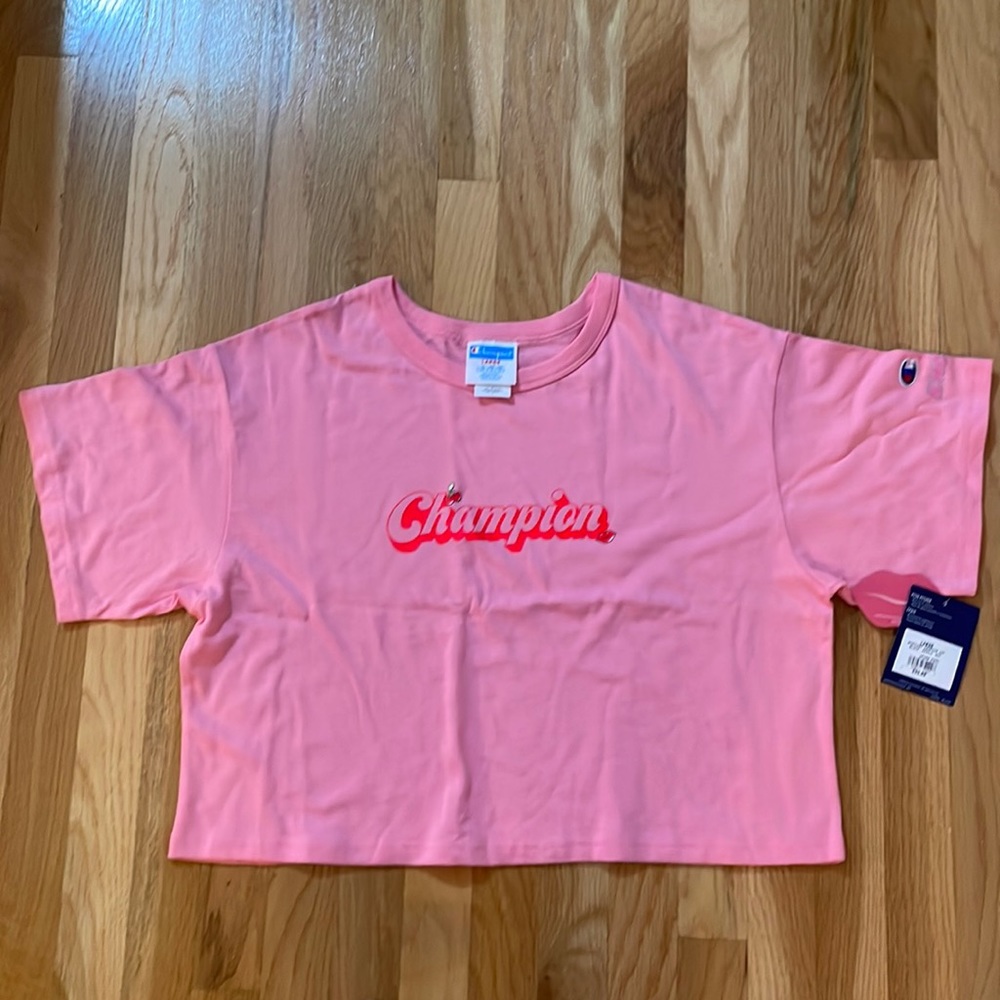 NWT Champion Sz. Large Cropped Tee
